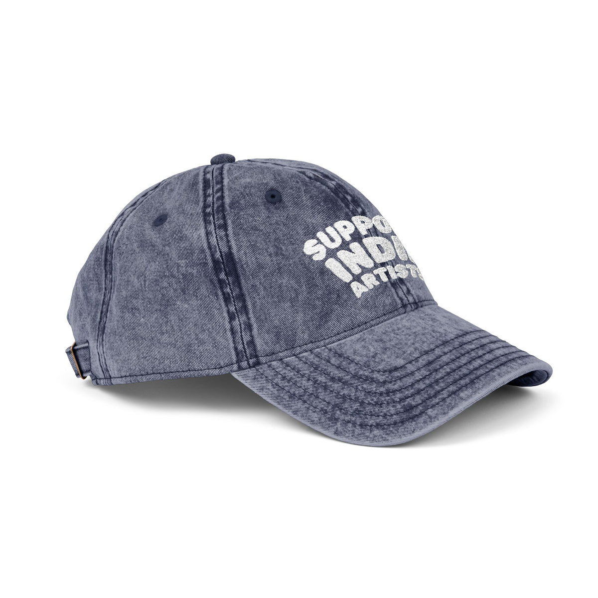 Support Indie Artists Vintage Embroidered Cap