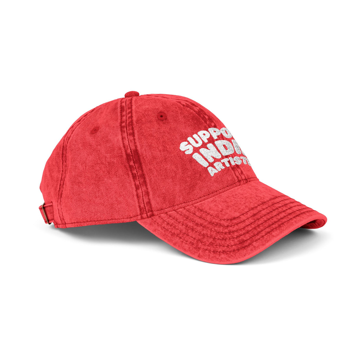 Support Indie Artists Vintage Embroidered Cap