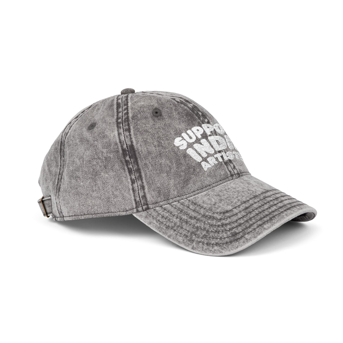 Support Indie Artists Vintage Embroidered Cap