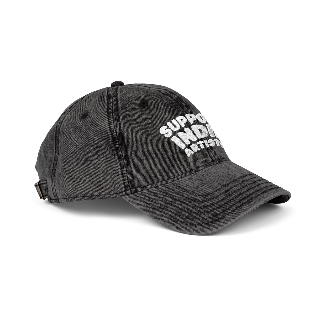 Support Indie Artists Vintage Embroidered Cap