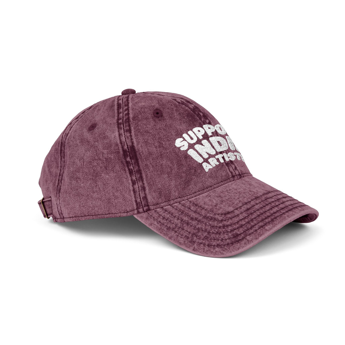Support Indie Artists Vintage Embroidered Cap