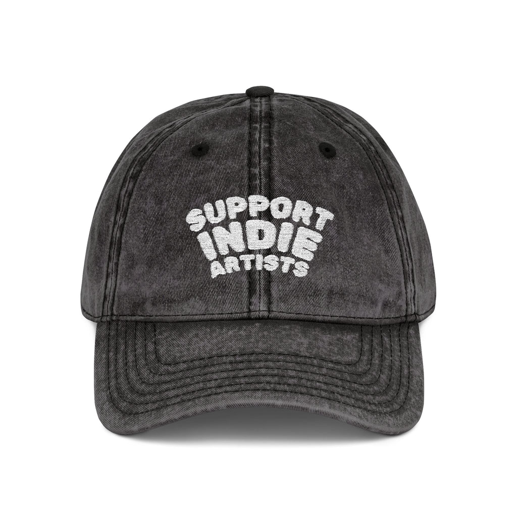 Support Indie Artists Vintage Embroidered Cap